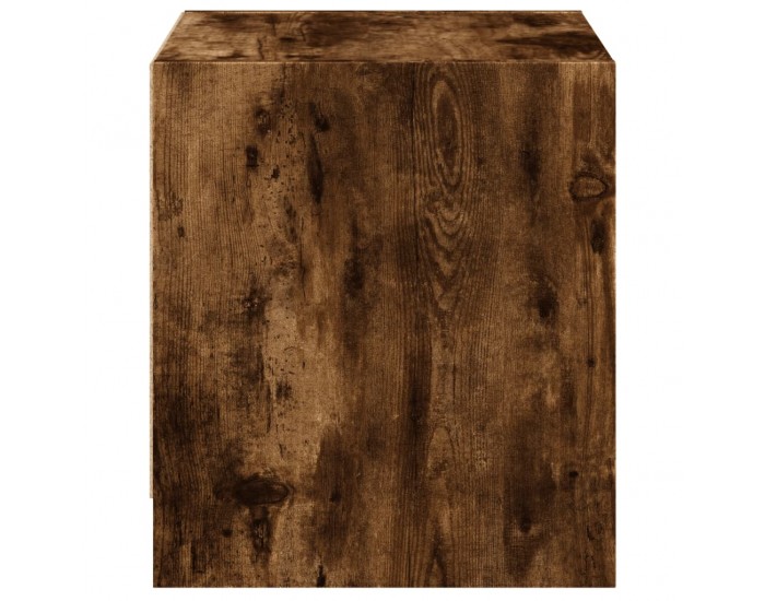 Sonata H Нощно шкафче със стъклена врата опушен дъб 35x37x42 см