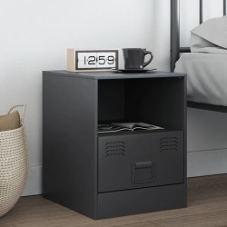 Sonata H Нощно шкафче, антрацит, 34,5x39х44 см, стомана - Noptiere