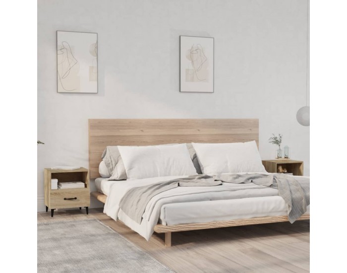 Sonata Noptiere, 2 buc., stejar sonoma, lemn prelucrat