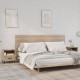 Sonata Noptiere, 2 buc., stejar sonoma, lemn prelucrat