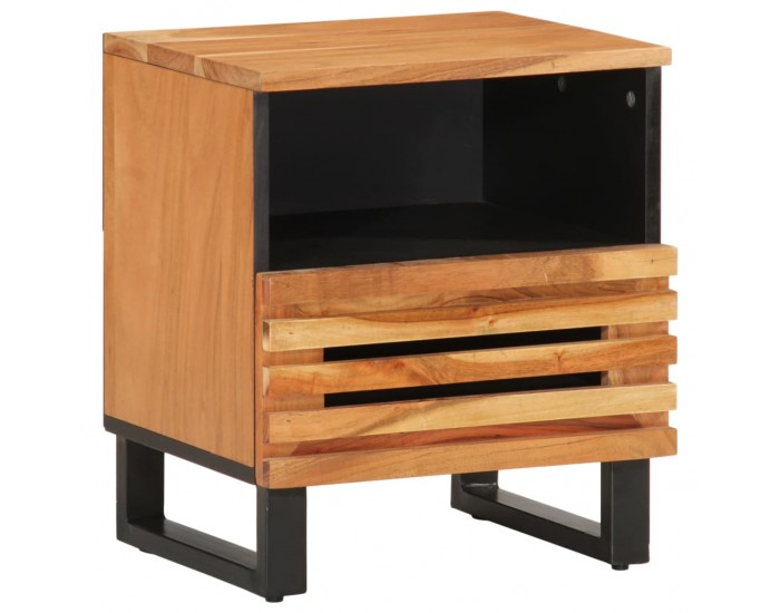 Sonata H Нощно шкафче 40x34x46 см масивна акация