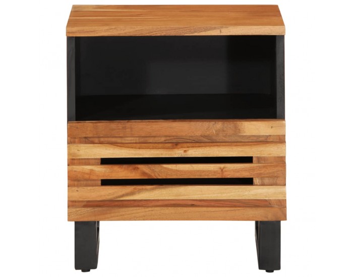 Sonata H Нощно шкафче 40x34x46 см масивна акация
