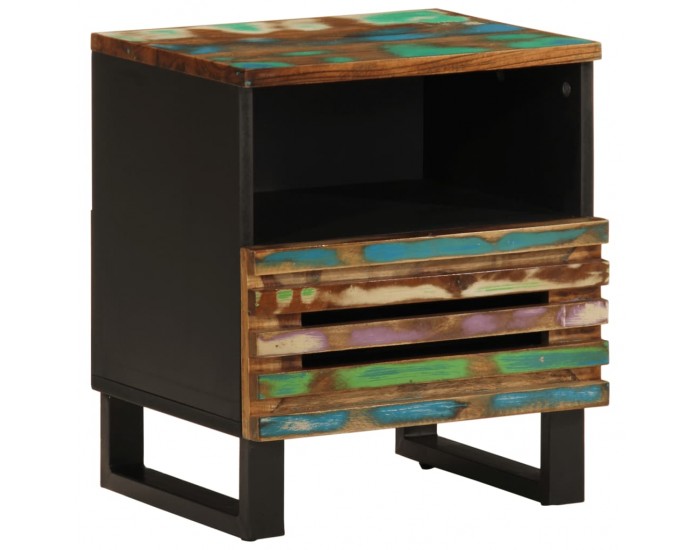 Sonata H Нощни шкафчета 2 бр 40x34x46 см регенерирано дърво масив