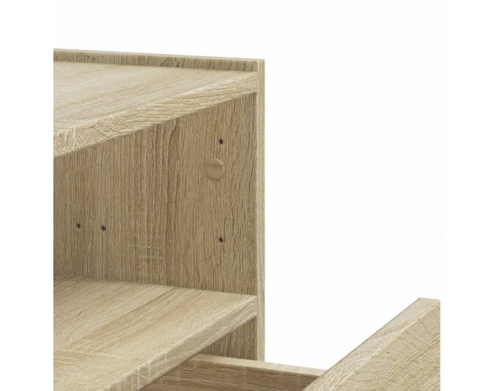 Sonata H Нощни шкафчета за стенен монтаж, 2 бр, сонома дъб, 45x30x35 см