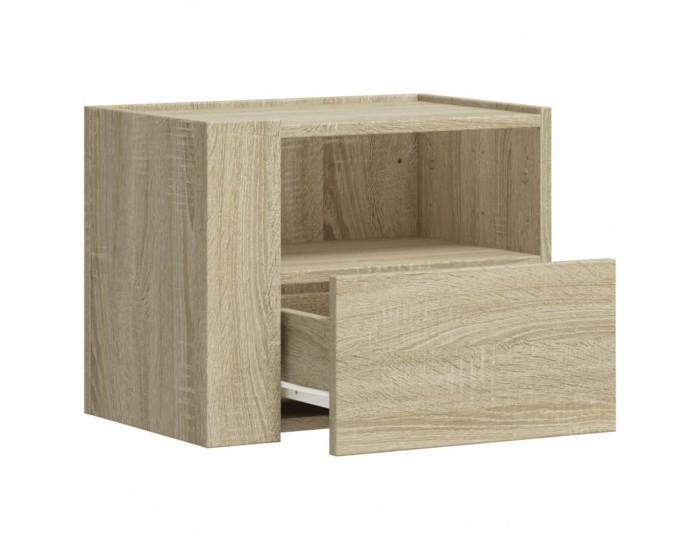 Sonata H Нощни шкафчета за стенен монтаж, 2 бр, сонома дъб, 45x30x35 см