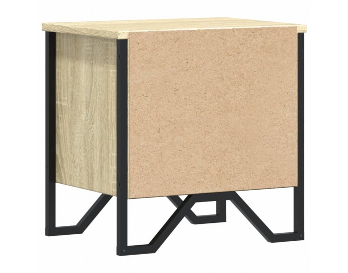 Sonata H Нощни шкафчета, дъб сонома, 2 бр, 40x30x40 см, инженерно дърво