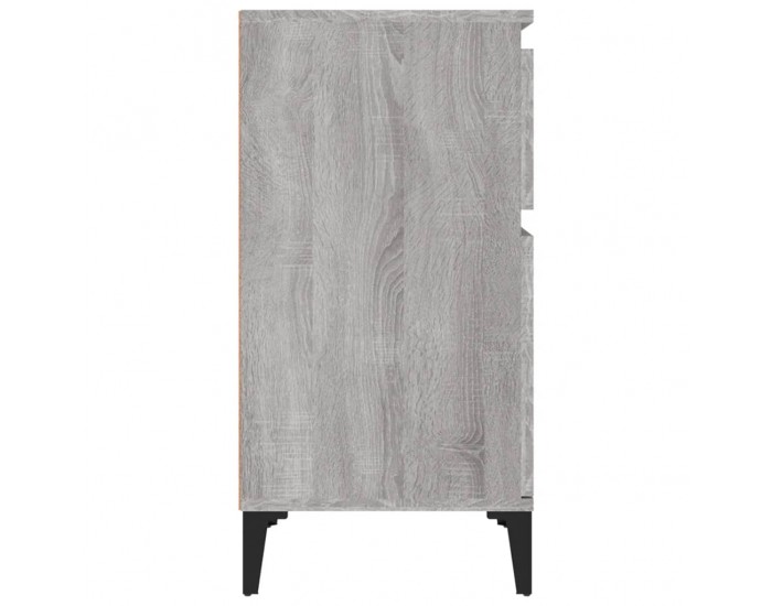 Sonata Noptiere, 2 buc., gri sonoma, 40x35x70 cm