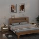 Sonata Noptiere cu LED-uri, 2 buc., stejar sonoma, 60x35x40 cm