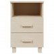 Sonata H Нощни шкафчета HAMAR 2 бр меденокафяви 40x35x62 см бор масив