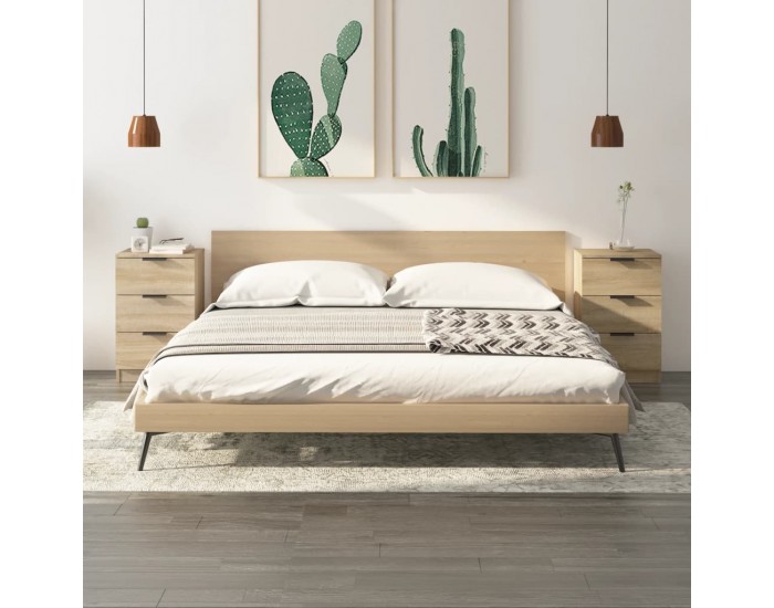 Sonata Noptiere, 2 buc., stejar sonoma, 40x36x65 cm