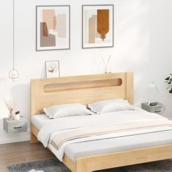 Sonata H Нощни шкафчета за стенен монтаж 2 бр бетонно сиви 35x35x20 см - Noptiere