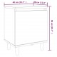 Sonata H Нощни шкафчета с крака масивно дърво 2 бр кафяв дъб 40x30x50 см