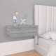 Sonata H Плаващи нощни шкафчета 2 бр сив сонома 40x30x15 см инж. дърво