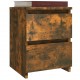 Sonata H Нощни шкафчета 2 бр опушен дъб 30x30x40 см инженерно дърво