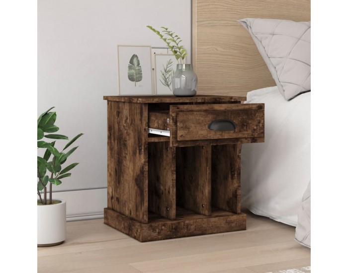 Sonata H Нощни шкафчета 2 бр опушен дъб 43x36x50 см