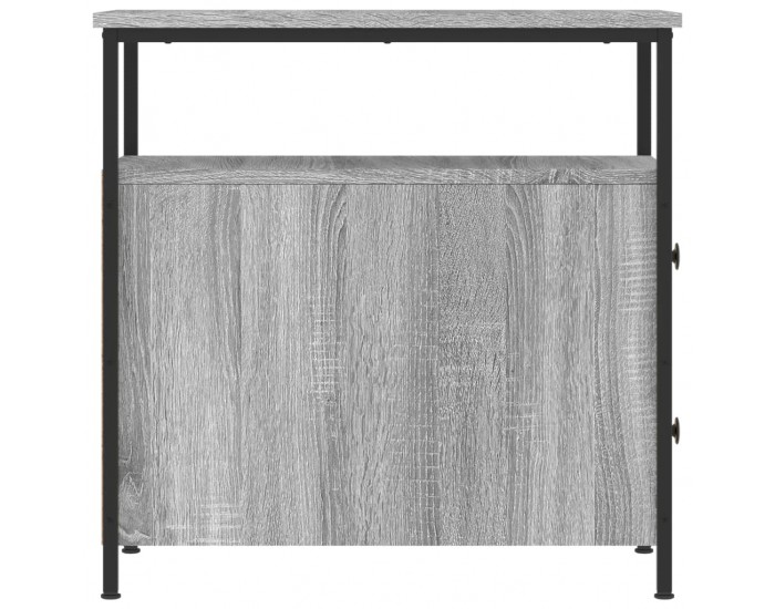 Sonata H Нощни шкафчета 2 бр сив сонома 30x60x60 см инженерно дърво