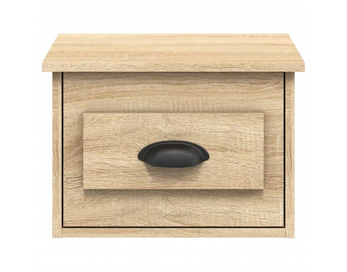 Sonata H Нощни шкафчета за стенен монтаж 2 бр сонома дъб 41,5x36x28 см