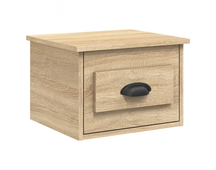 Sonata H Нощни шкафчета за стенен монтаж 2 бр сонома дъб 41,5x36x28 см