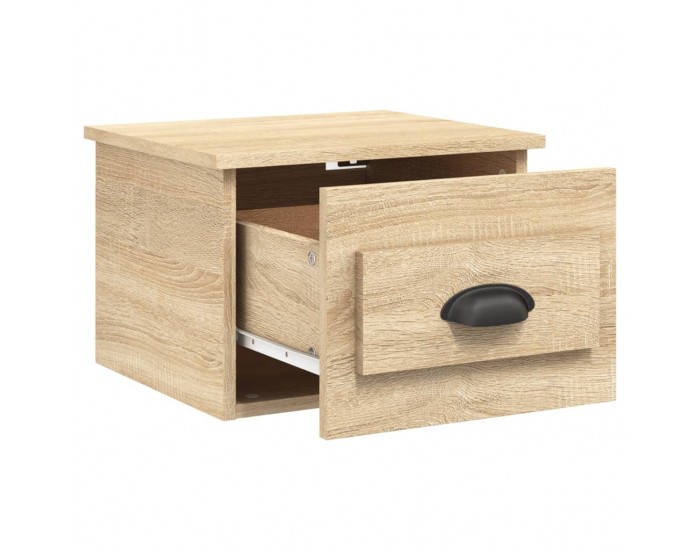 Sonata H Нощни шкафчета за стенен монтаж 2 бр сонома дъб 41,5x36x28 см