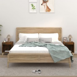 Sonata H Нощни шкафчета 2 бр опушен дъб 40x35x50 см - Noptiere