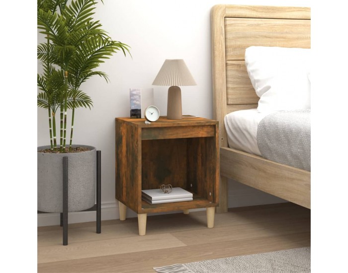 Sonata H Нощни шкафчета 2 бр опушен дъб 40x35x50 см
