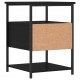 Sonata H Нощни шкафчета 2 бр черни 40x42x56 см инженерно дърво