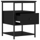 Sonata H Нощни шкафчета 2 бр черни 40x42x56 см инженерно дърво