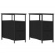 Sonata H Нощни шкафчета 2 бр черни 30x60x60 см инженерно дърво