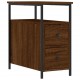 Sonata H Нощни шкафчета 2 бр кафяв дъб 30x60x60 см инженерно дърво