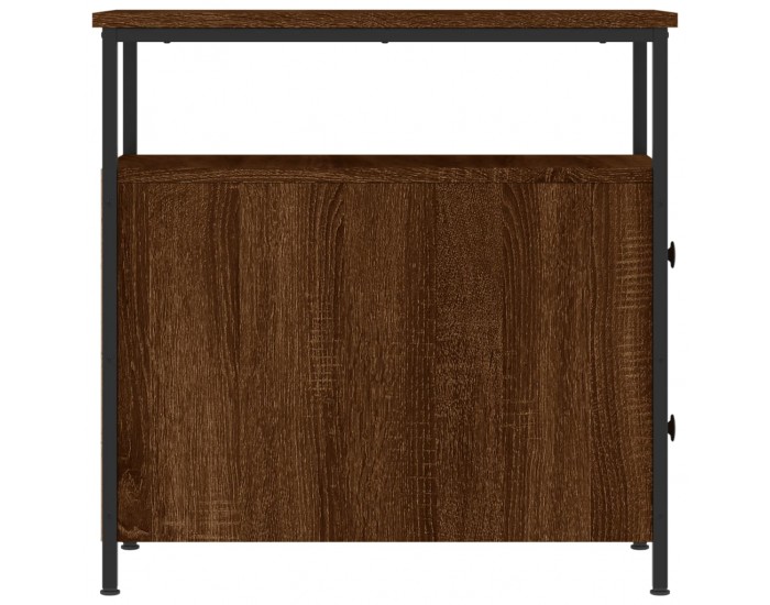 Sonata H Нощни шкафчета 2 бр кафяв дъб 30x60x60 см инженерно дърво