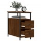 Sonata H Нощни шкафчета 2 бр кафяв дъб 30x60x60 см инженерно дърво