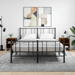 Sonata H Нощни шкафчета 2 бр опушен дъб 40x30x50 см инженерно дърво - Noptiere