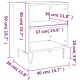 Sonata H Нощни шкафчета 2 бр бели 40x30x50 см инженерно дърво