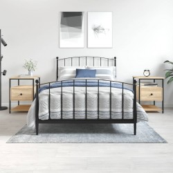 Sonata H Нощни шкафчета 2 бр дъб сонома 40x42x56 см инженерно дърво - Noptiere