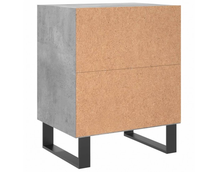 Sonata H Нощни шкафчета 2 бр бетонно сиво 40x30x50 см инженерно дърво