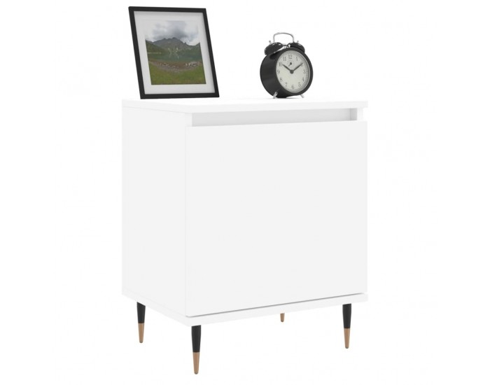 Sonata H Нощни шкафчета 2 бр бели 40x30x50 см инженерно дърво