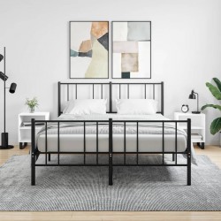 Sonata H Нощни шкафчета 2 бр бели 40x30x50 см инженерно дърво - Noptiere