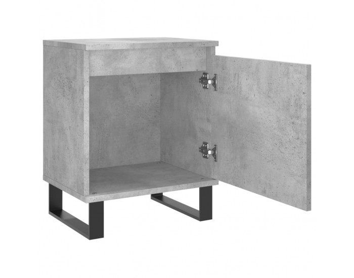 Sonata H Нощни шкафчета 2 бр бетонно сиво 40x30x50 см инженерно дърво