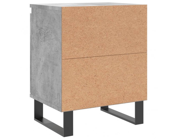 Sonata H Нощни шкафчета 2 бр бетонно сиво 40x30x50 см инженерно дърво