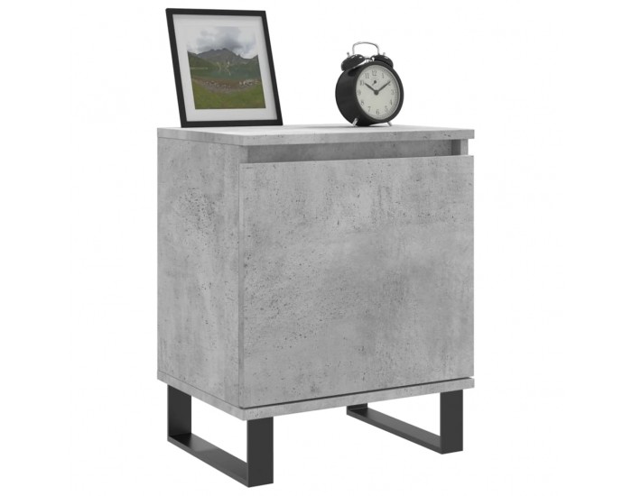 Sonata H Нощни шкафчета 2 бр бетонно сиво 40x30x50 см инженерно дърво