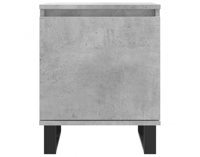 Sonata H Нощни шкафчета 2 бр бетонно сиво 40x30x50 см инженерно дърво