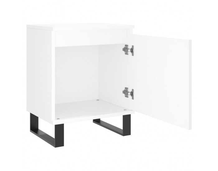 Sonata H Нощни шкафчета 2 бр бели 40x30x50 см инженерно дърво
