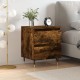 Sonata H Нощно шкафче опушен дъб 40x35x50 см инженерно дърво