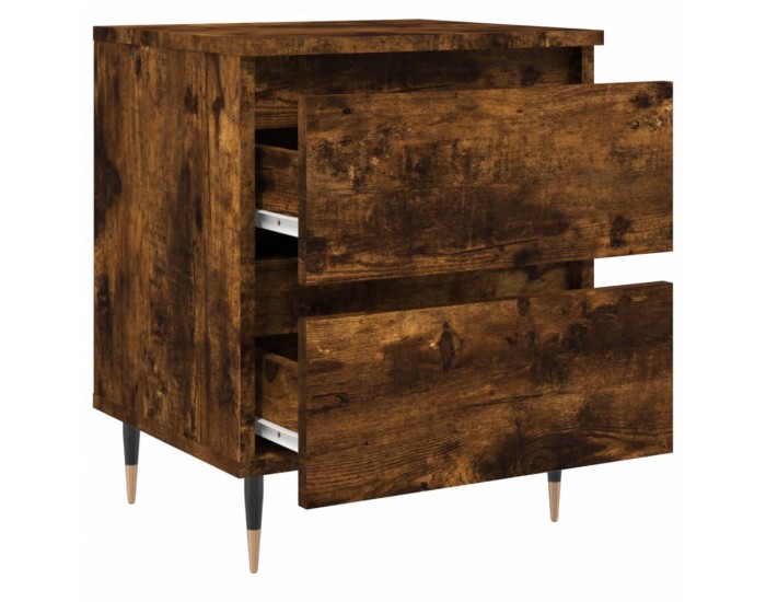 Sonata H Нощно шкафче опушен дъб 40x35x50 см инженерно дърво
