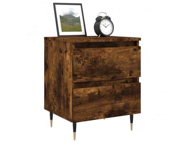 Sonata H Нощно шкафче опушен дъб 40x35x50 см инженерно дърво
