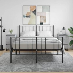 Sonata H Нощни шкафчета 2 бр бетонно сив 40x35x69 см инженерна дървесина - Noptiere