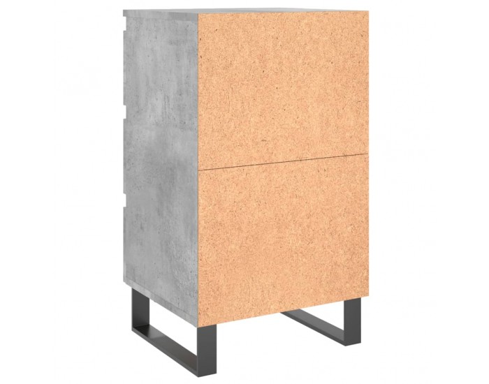 Sonata H Нощни шкафчета 2 бр бетонно сив 40x35x69 см инженерна дървесина