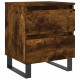 Sonata H Нощно шкафче опушен дъб 40x35x50 см инженерно дърво