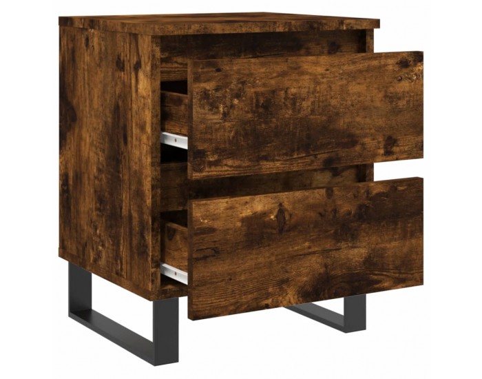 Sonata H Нощно шкафче опушен дъб 40x35x50 см инженерно дърво