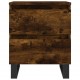 Sonata H Нощно шкафче опушен дъб 40x35x50 см инженерно дърво